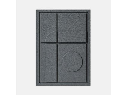 3D kép GEOMETRIC III - SMOKEY GREY