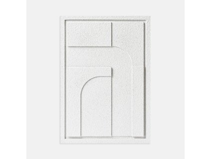 3D kép GEOMETRIC IV - BIANCO
