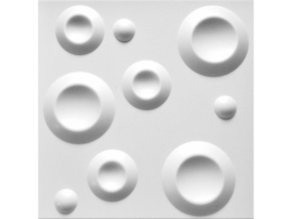 Fali/Mennyezeti kazetta CRATER 3D fehér