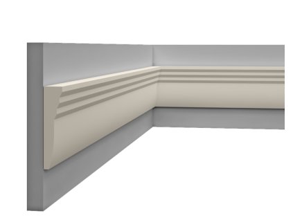 Ablak körüli díszléc LP 001 - 150x35mm (Dĺžka profilu 150 cm)