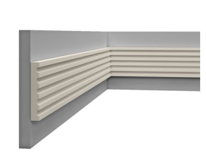 Ablak körüli díszléc LP 048 - 210x32mm (Dĺžka profilu 150 cm)