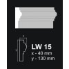 Az ablak körüli díszléc LW 15 (Dĺžka profilu 150 cm)