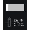 Az ablak körüli díszléc LW 16 (Dĺžka profilu 150 cm)
