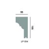 Ledge LP 034 - 165x95mm (Dĺžka profilu 150 cm)