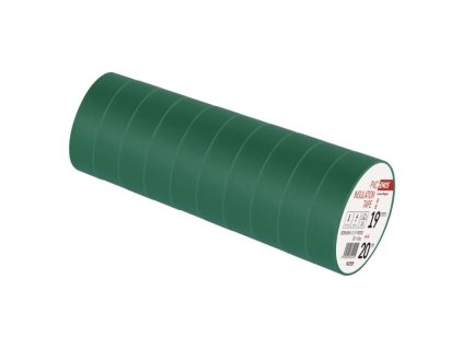 Izolačná páska PVC 19mm / 20m zelená