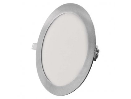 LED vstavané svietidlo NEXXO, kruhové, strieborné, 18W, CCT