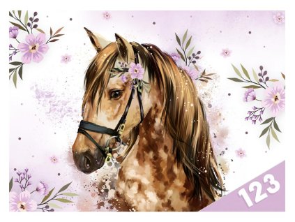 dosky na číslice Kôň 8021039