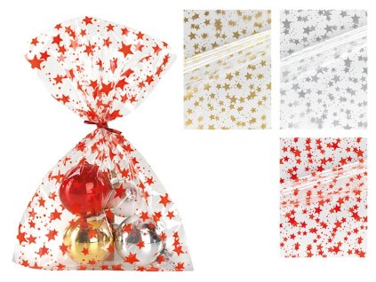 vrecko vianočné 16x25cm Starry 5800752