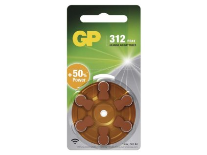 Batéria do načúvacích zariadení GP ZA312 (PR41), 6 ks