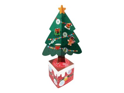 adventný kalendár papierový - stromček 1001T 8886508