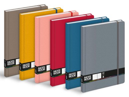 blok s gumou A4 linka, 100 listov, mix 2 7501610