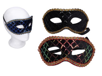 Set karneval W045139 - maska (škraboška) MIX