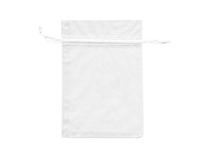 vrecko organza 7,5 x 10cm biele 5800786
