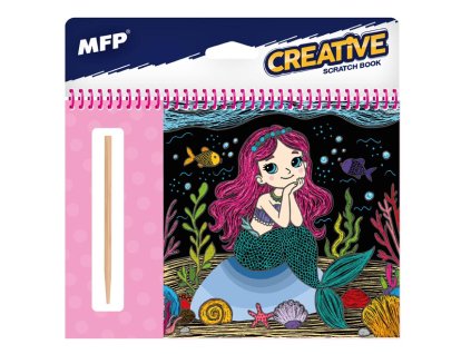 škrabací obrázok blok 15x15cm 8l MAGIC girls 1032397