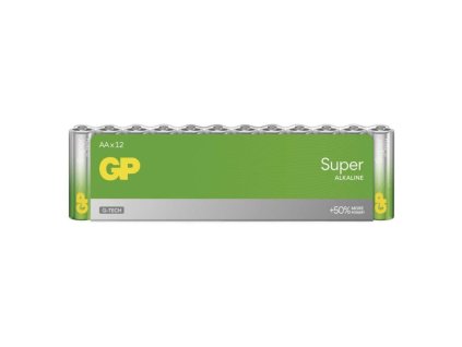 Alkalická batéria GP Super LR6 (AA), 12 ks
