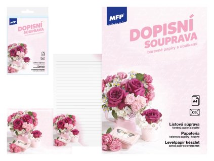 listový papier farebný LUX 5+10 (Kvety) 5550371
