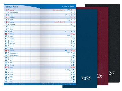 sK Diár 2026 M101/PVC mesačný 7781431