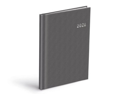 diár 2026 T805 PVC dark gray 7781475