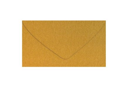 listová obálka metallic 120g C6 114x162mm - zlatá 5550383