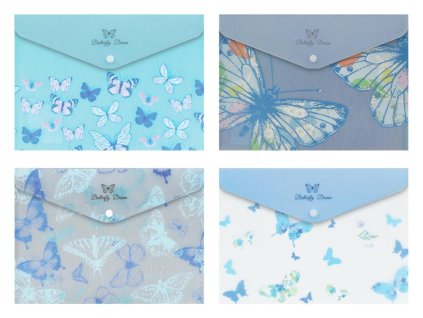 zložka M s cvokom A5 Motýle modrá 5371341