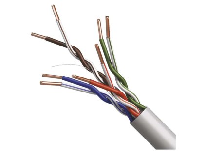 Datový kábel UTP CAT 5E PVC Basic, 100m