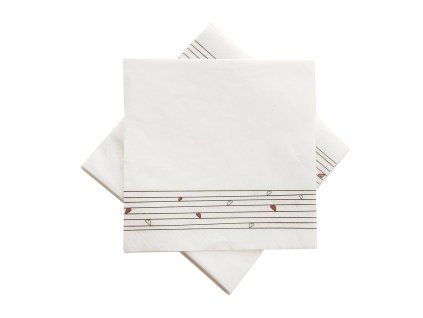 Servírovací obrúsky SRDIEČKA