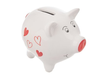 Pokladnička prasiatko SRDCE