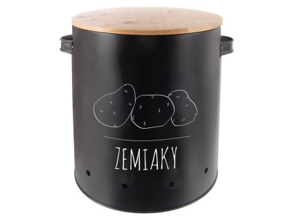 Dóza pr. 22,5 cm Zemiaky BLACK