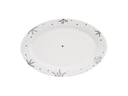 Servírovací tanier VLOČKA 35x23,7 cm