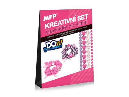 kreatívny set - gumičky do vlasov 1042135