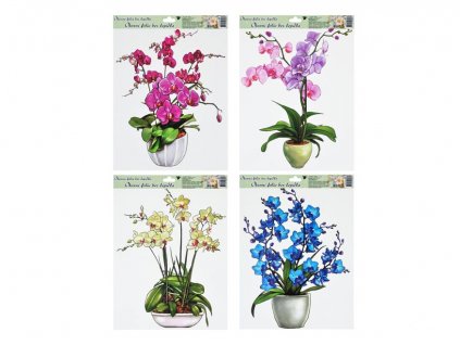 Okenná fólia 887 orchidea 42x30cm