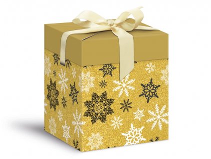 krabička darčeková vianočná 12x12x15cm 5370609
