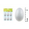 vajíčka plast 6cm/6ks hladké 2221333