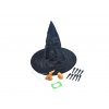 set čarodejnícky klobúk + doplnky 1042398