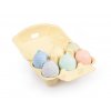 vajíčka plast 6cm/6ks mix farieb a motívov (prelis) 2221728