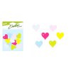 dekorácia srdce 2,5cm 12ks farebný mix 2221753