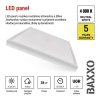 LED panel BAXXO 60×60, štvorcový prisazeny biely, 36W neutr. biela UGR