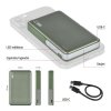 Power bank EMOS WI 1031, 10 000 mAh, 20 W+Wireless, army-green