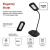 LED stolná lampa STELLA, čierna