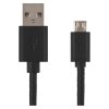 Nabíjací a dátový kábel USB-A 2.0 / micro USB-B 2.0, 2 m, čierny
