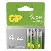 Alkalická batéria GP Super LR6 (AA), 4 ks