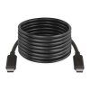 Nabíjací a dátový kábel 2.0 USB-C / USB-C, 2 m, čierny