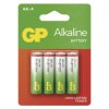 Alkalická batéria GP Alkaline LR6 (AA), 4 ks
