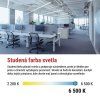LED trubica T8 15 W 120 cm studená biela