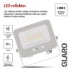 LED reflektor GLARO 20W, biely, IP65, 2000 lm, neutrálna biela