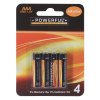 Alkalické batérie AAA 1,5 V 4 ks