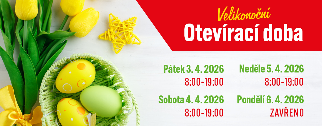 Velikonoční otevírací doba