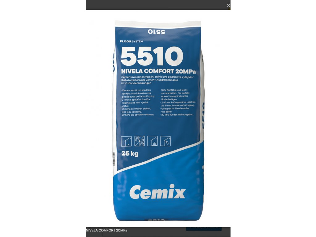 Screenshot 2023 01 31 at 12 21 36 5510 NIVELA COMFORT 20MPa Cemix produkty