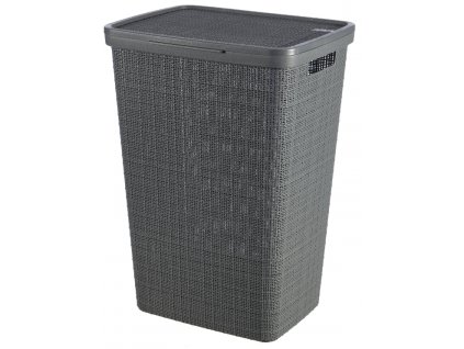Koš na špinavé prádlo Jute tmave šedá