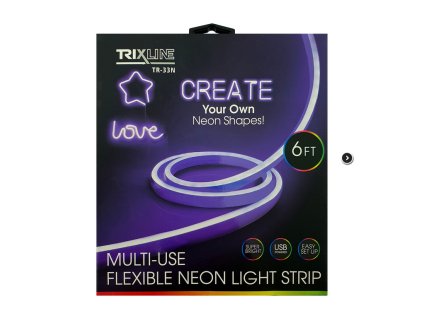 Screenshot 2025 09 07 at 12 18 19 TR 33N Flexibilní NEONOVÝ LED pásek fialový 1 8m na USB Trixline BATERIE CENTRUM s.r.o